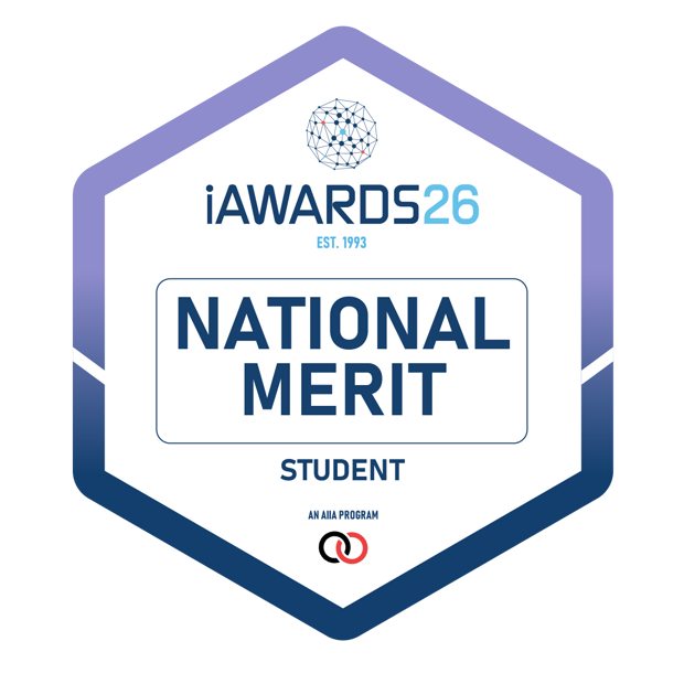 AIIA iAwards 2026 National Merit badge, Student category